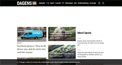 Desktop Screenshot of dagens.dk